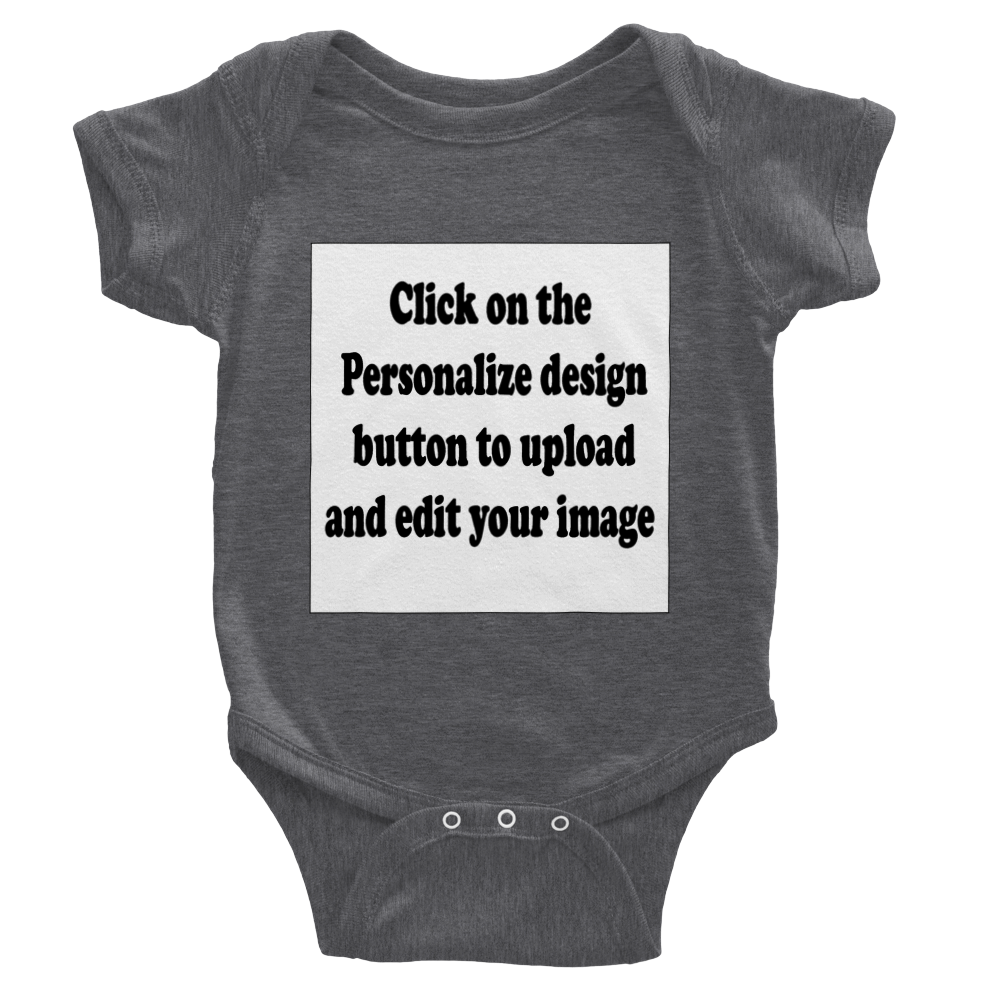 Create a Personalized Baby Onesies (Upload your image)