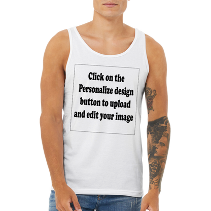 Create A Custom Personalized Tank Top (Upload Your Image / Logo)