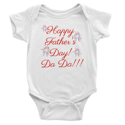 HAPPY FATHER'S DAY! - Classic Baby Short Sleeve Onesies