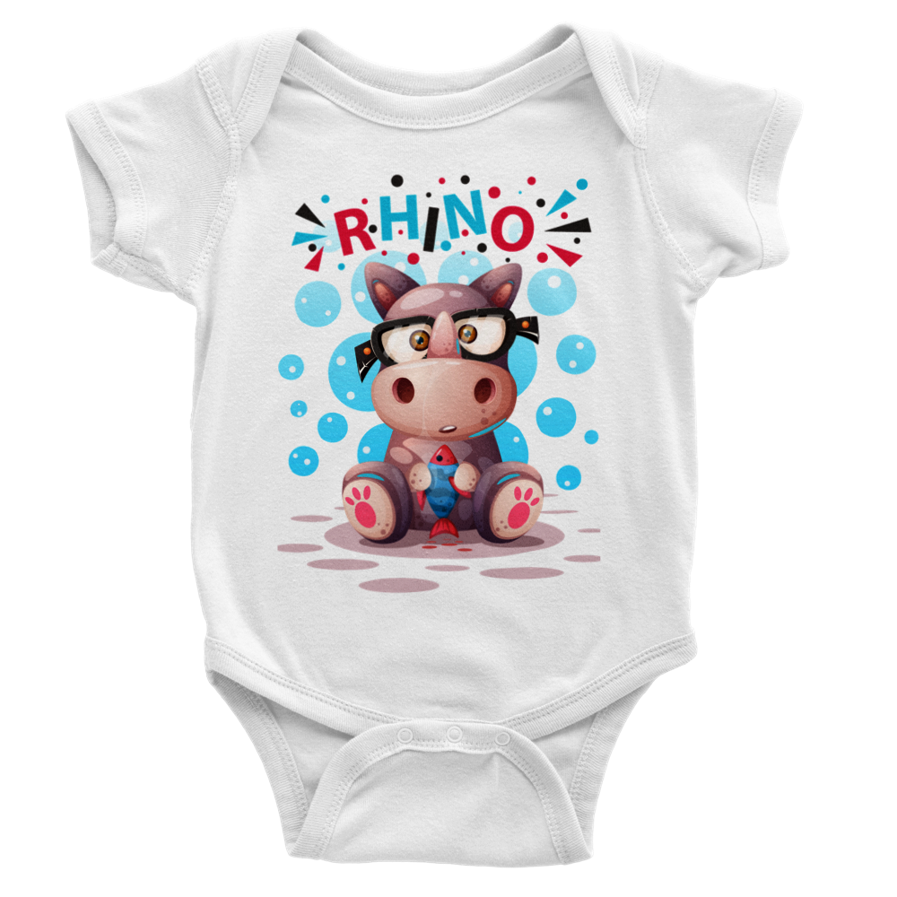 RHINO - Baby Short Sleeve Onesies