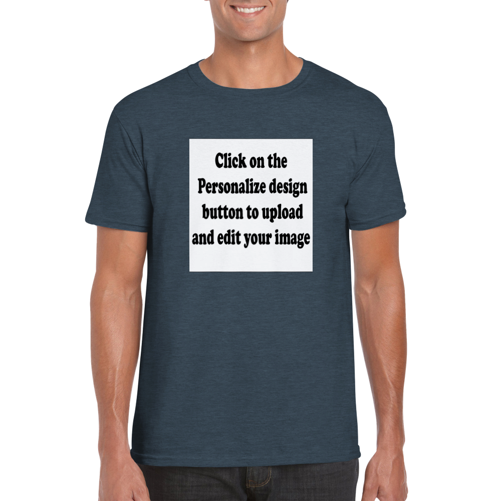 Create A Custom Personalized T-Shirt (Upload Your Image / Logo)