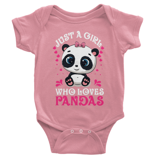 Pandas Baby Short Sleeve Onesies