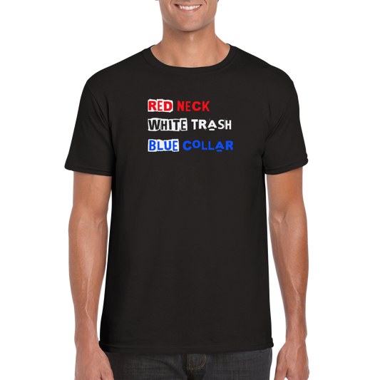 Red White Blue Fun Shirt - Classic Unisex Crewneck T-shirt