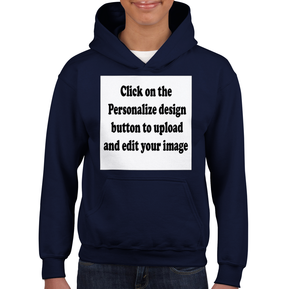 Create A Kids Custom Personalized Pullover Hoodie