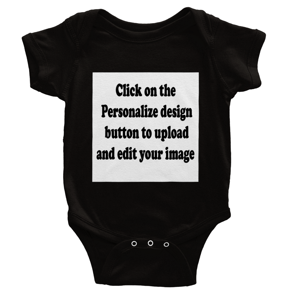 Create a Personalized Baby Onesies (Upload your image)