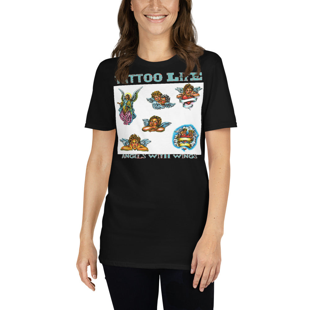 TATTOO LIFE - Angels with Wings (Gildan 64000) Unisex T-Shirt