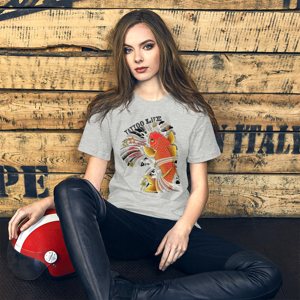 TATTOO LIFE - Koi Fish 3 (Bella + Canvas 3001 Unisex t-shirt)