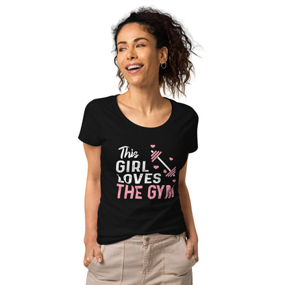 This Girl Loves the Gym - Women’s basic organic t-shirt