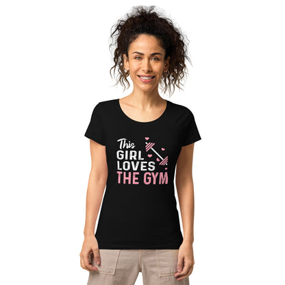 This Girl Loves the Gym - Women’s basic organic t-shirt