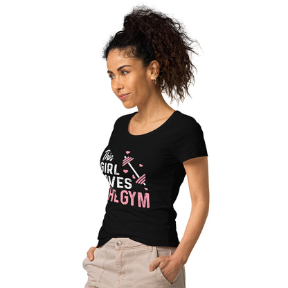 This Girl Loves the Gym - Women’s basic organic t-shirt