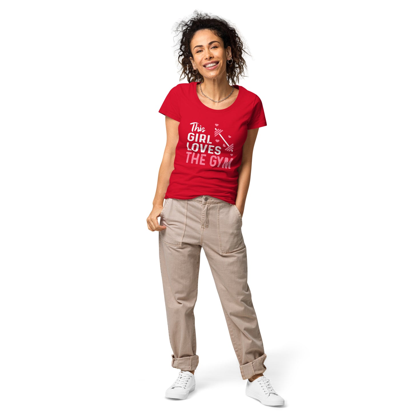 This Girl Loves the Gym - Women’s basic organic t-shirt