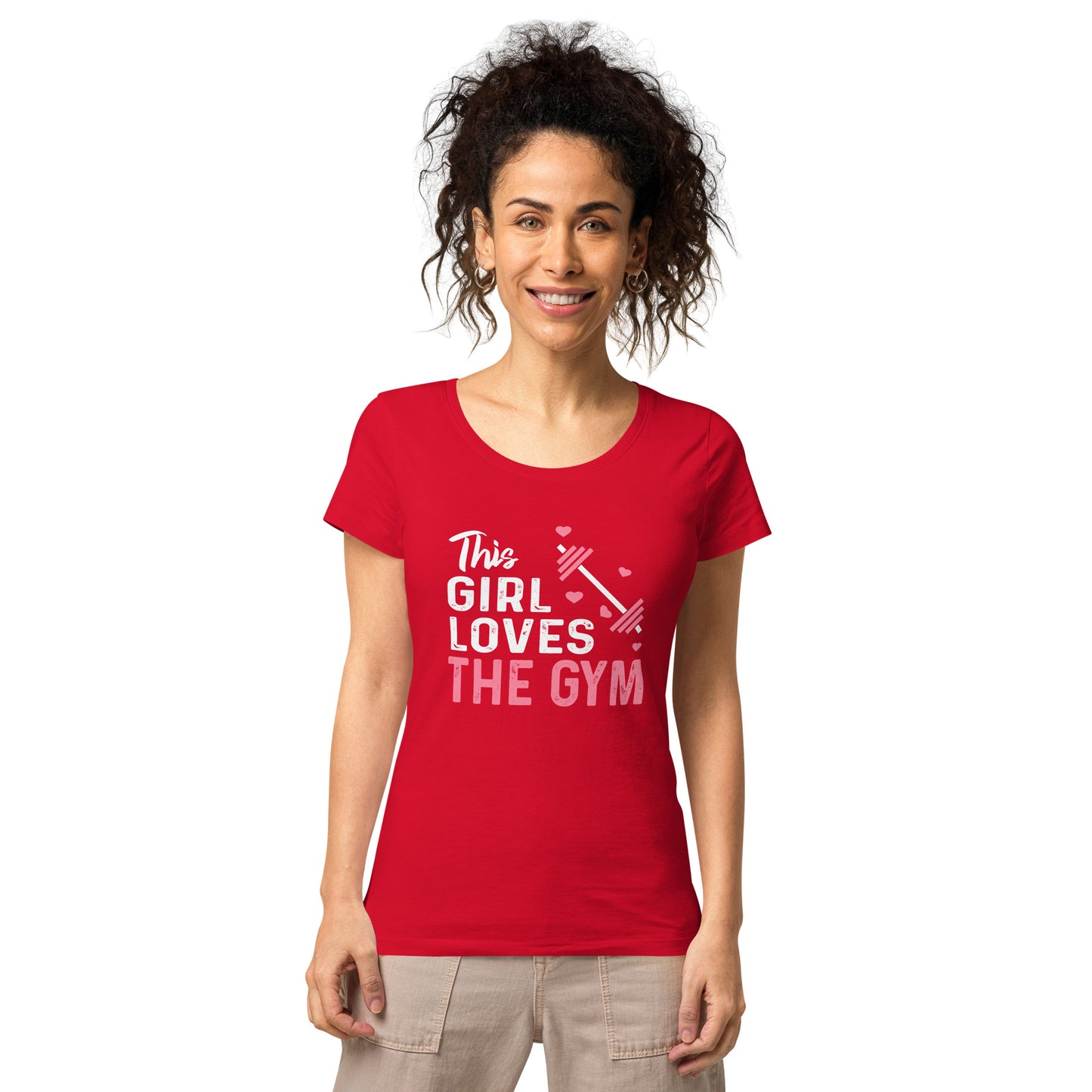 This Girl Loves the Gym - Women’s basic organic t-shirt