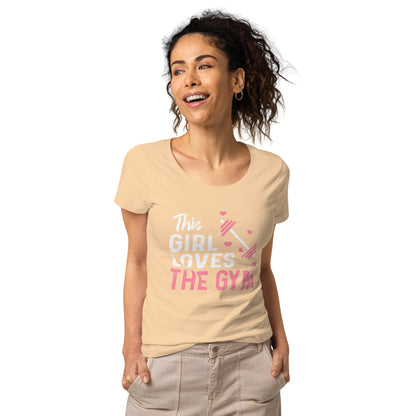 This Girl Loves the Gym - Women’s basic organic t-shirt