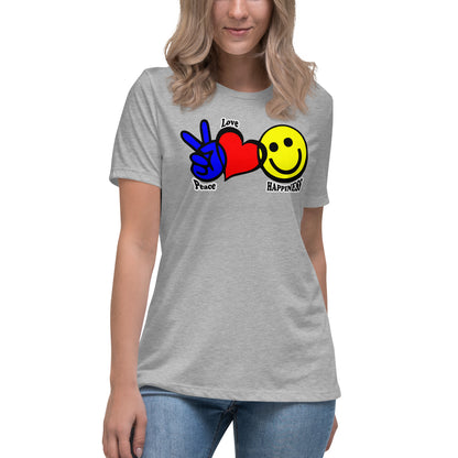 Peace Love and Happiness (Bella + Canvas 6400)