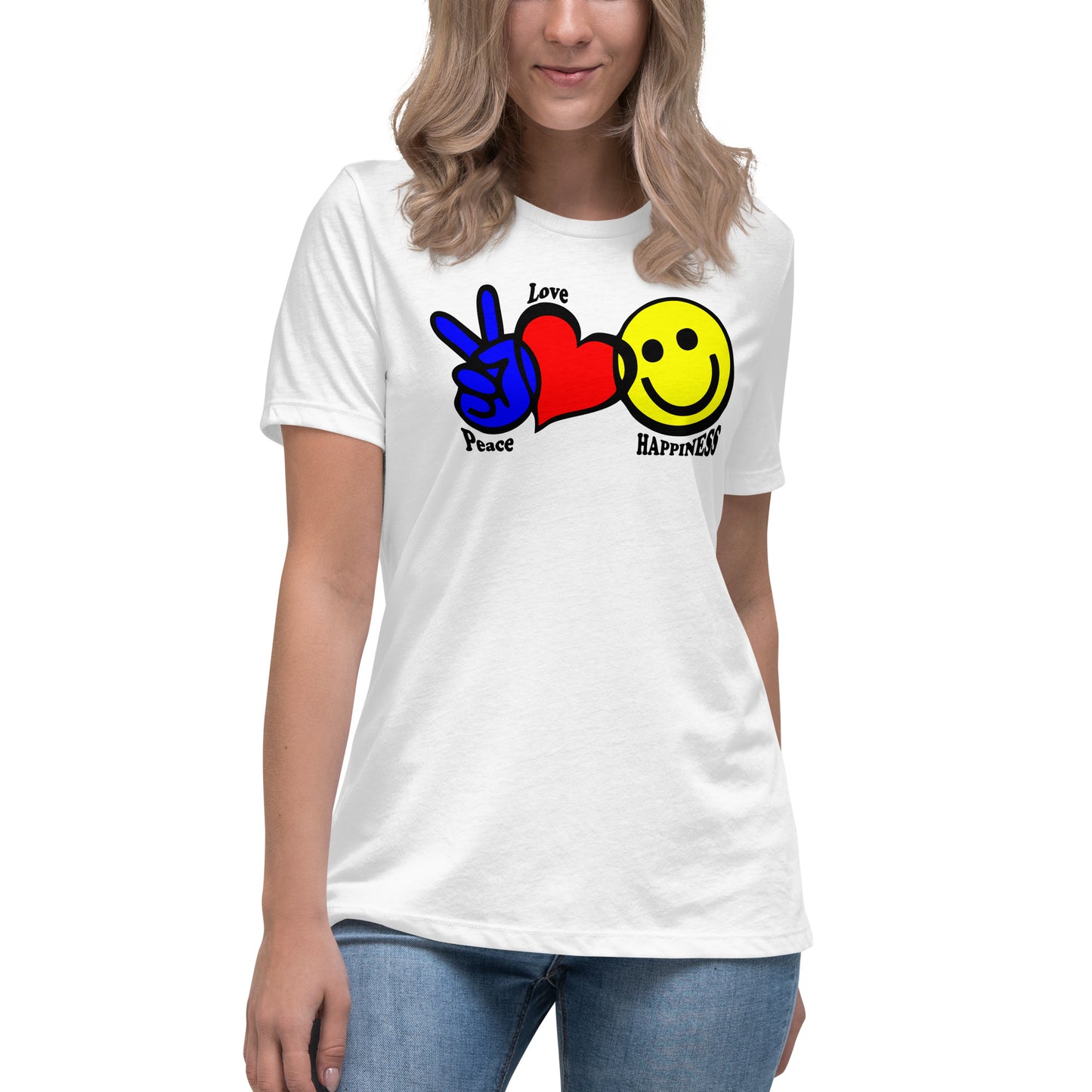 Peace Love and Happiness (Bella + Canvas 6400)